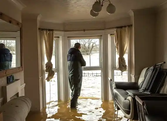 water damage restoration service Huntertown